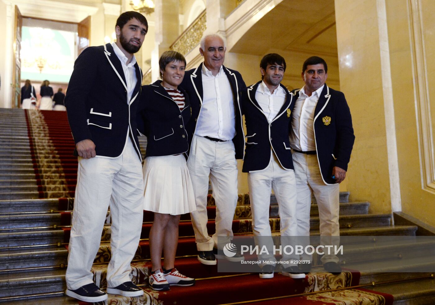 Церемония вручения президентом РФ В. Путиным госнаград победителям и призерам олимпийской сборной РФ