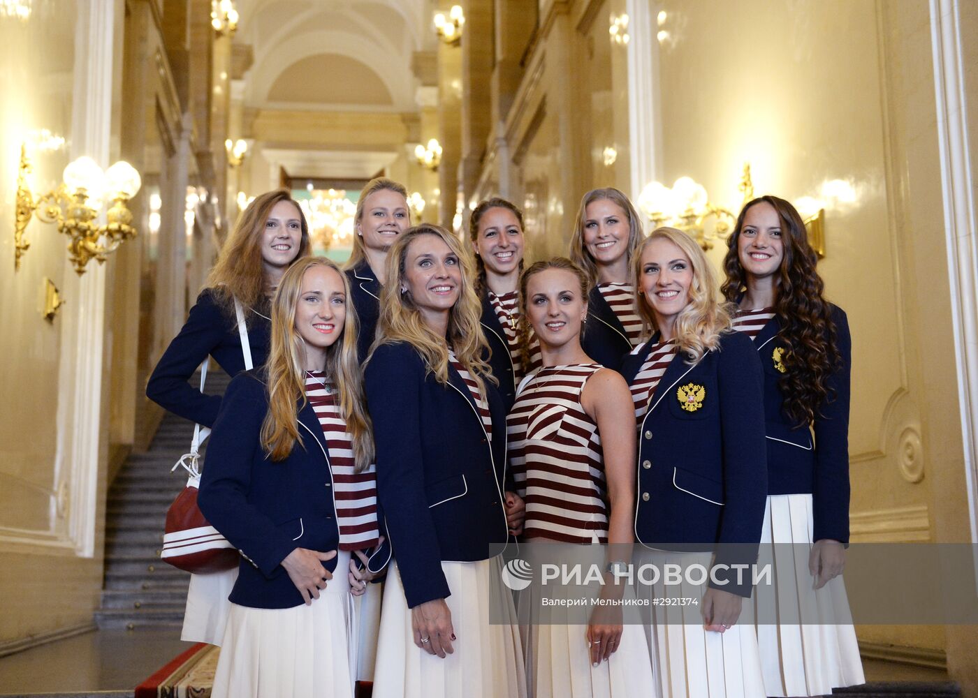 Церемония вручения президентом РФ В. Путиным госнаград победителям и призерам олимпийской сборной РФ