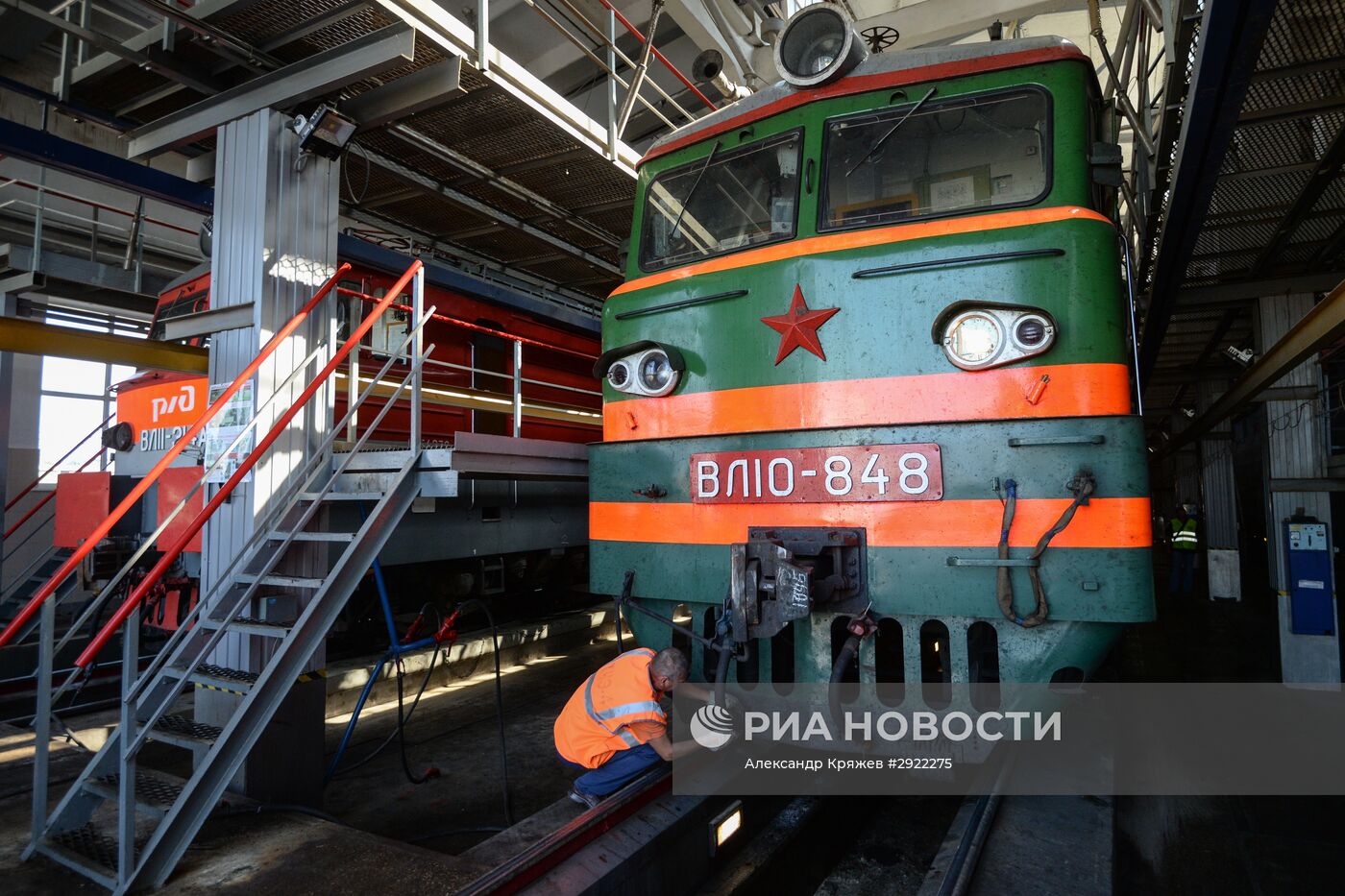 Сортировочная станция "Инская" в Новосибирске
