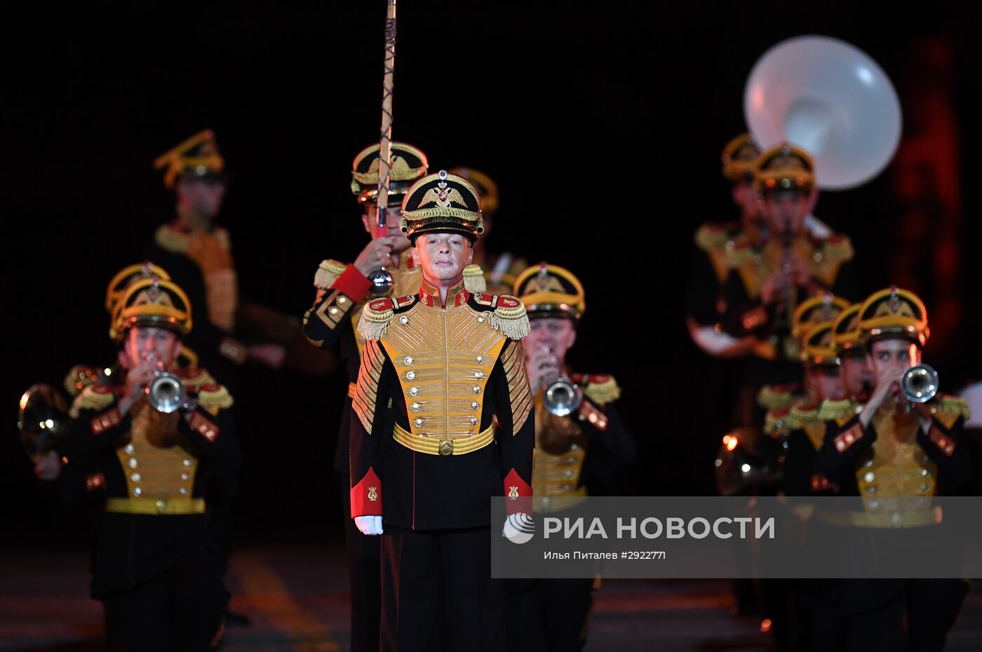 Открытие Международного военно-музыкального фестиваля "Спасская башня - 2016"