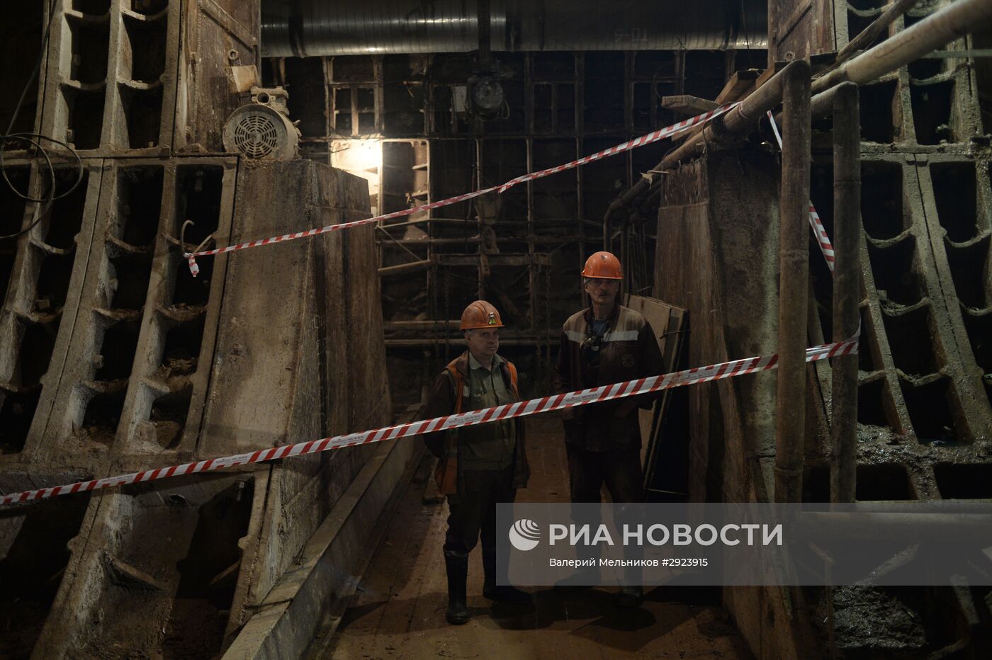 Строительство станции метро "Окружная" в Москве