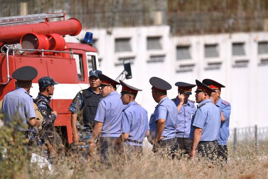 Взрыв у здания китайского посольства в Бишкеке