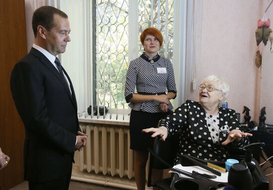 Рабочая поездка премьер-министра РФ Д. Медведева в Липецкую область