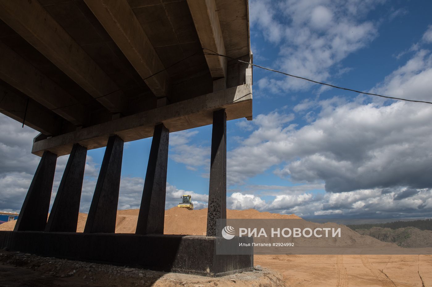 Строительство пятого пускового комплекса ЦКАД