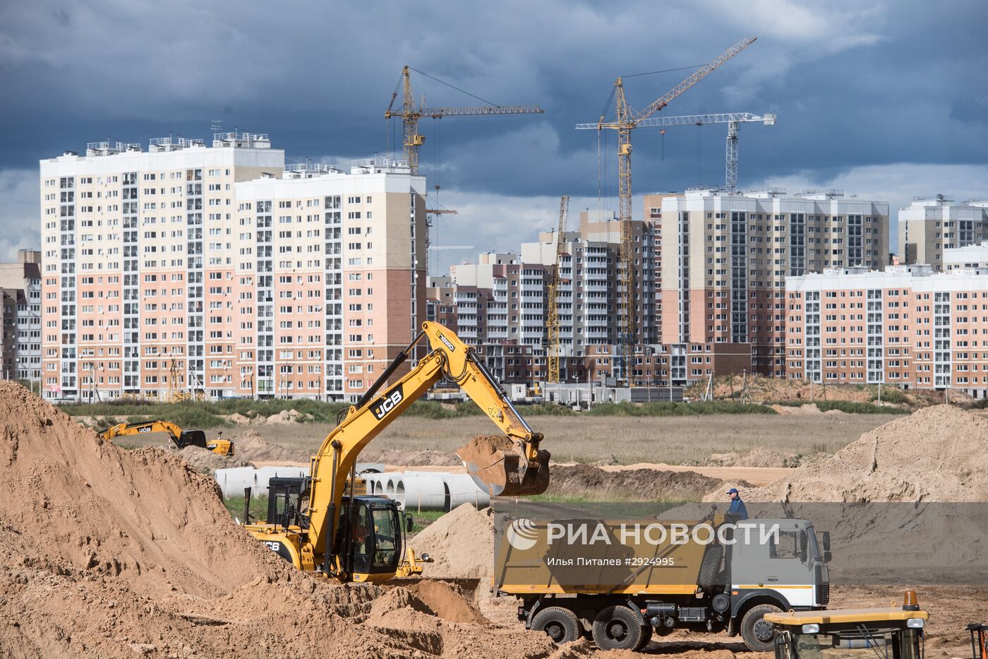 Строительство пятого пускового комплекса ЦКАД
