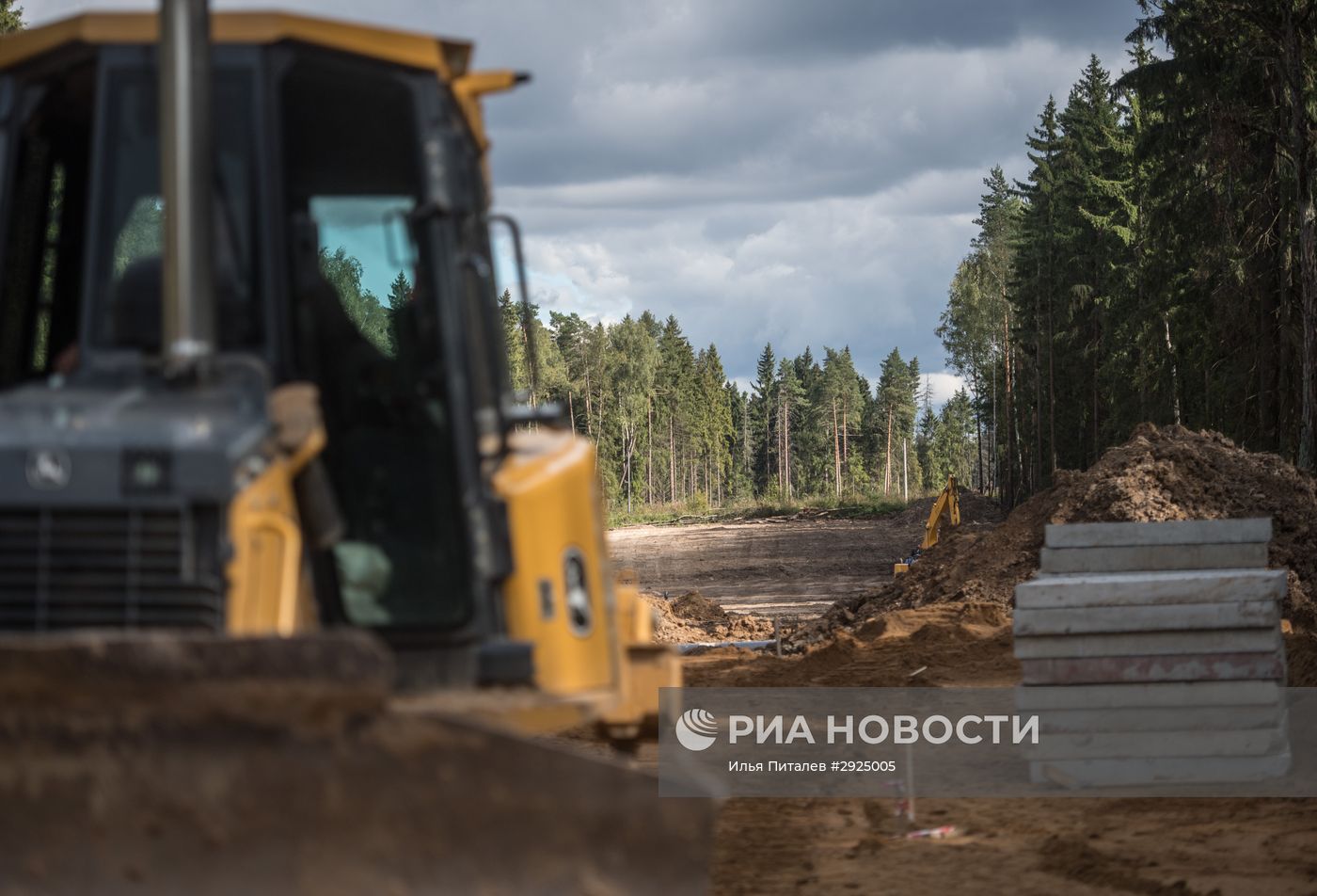 Строительство пятого пускового комплекса ЦКАД