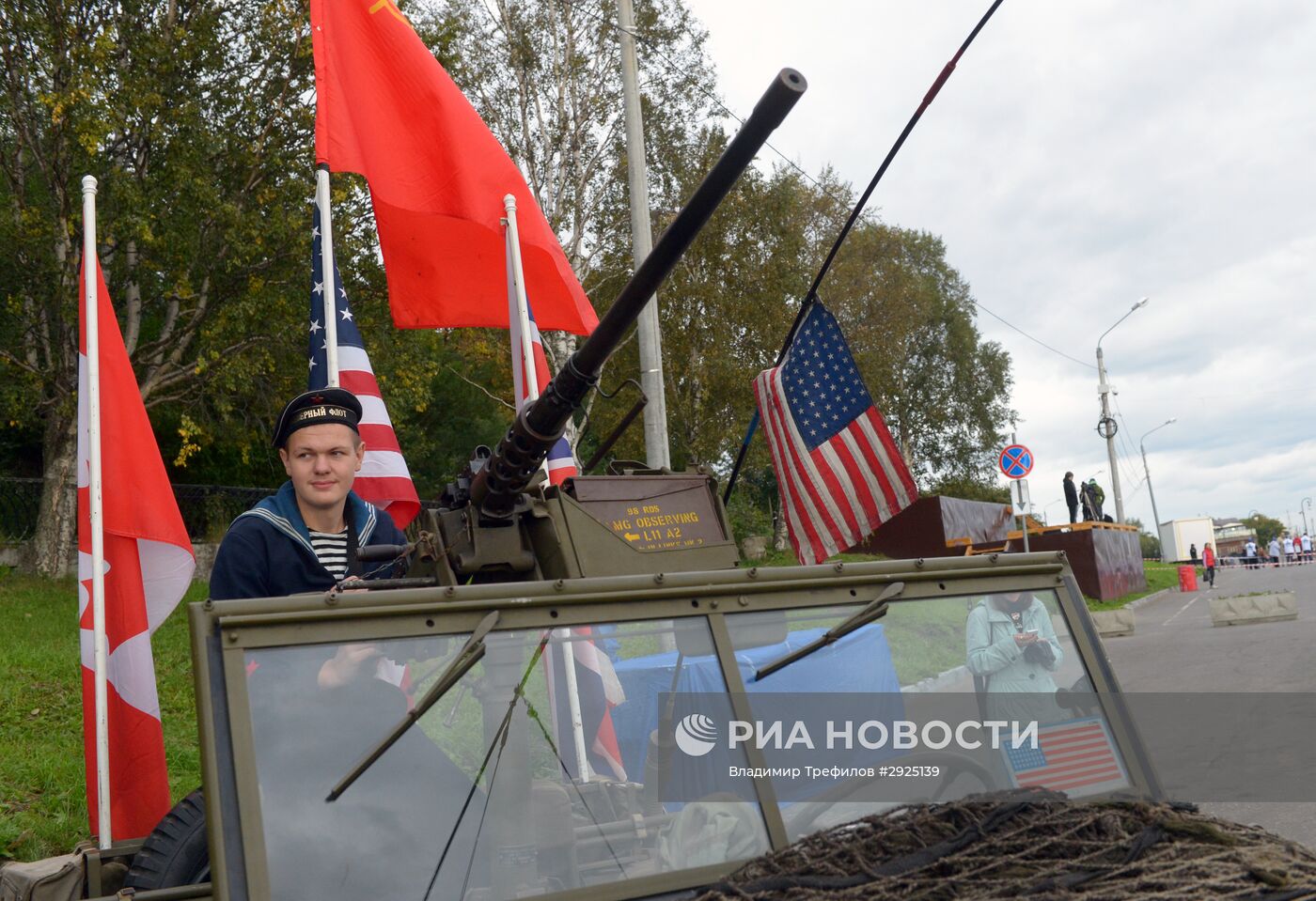 Празднование 75-летия со дня прихода в Архангельск первого союзного конвоя "Дервиш"