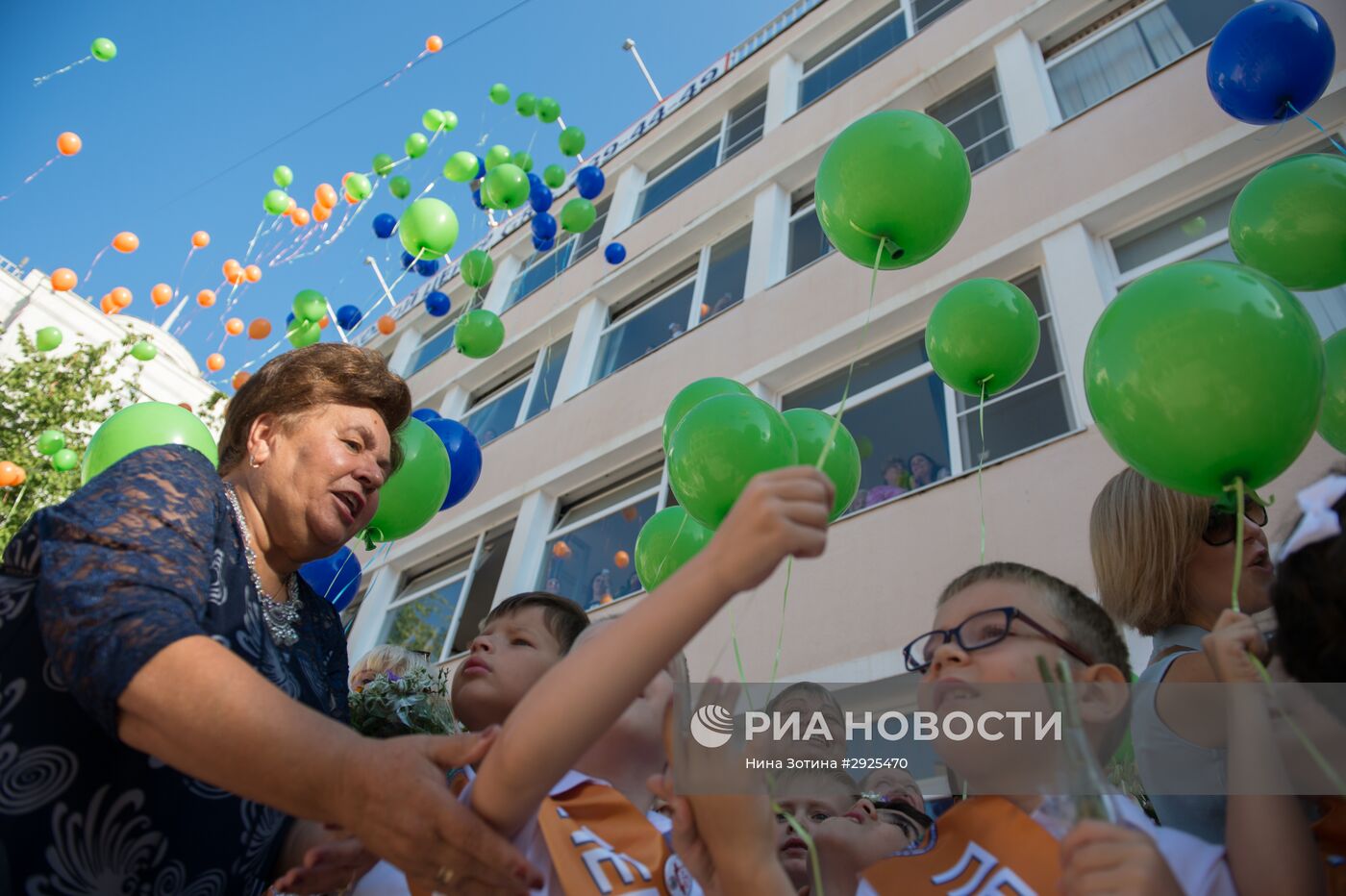 Начало учебного года в школах России