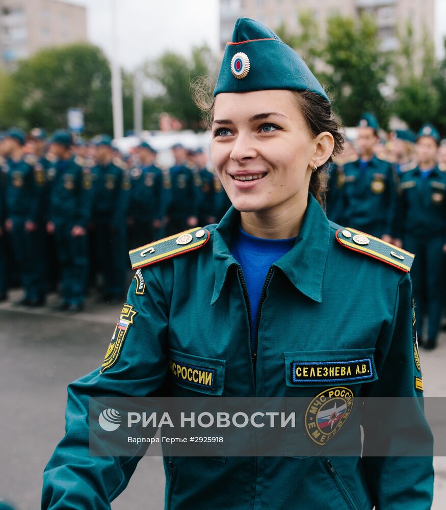 Присяга курсантов 1 года обучения Ивановской пожарно-спасательной академии  ГПС МЧС России | РИА Новости Медиабанк