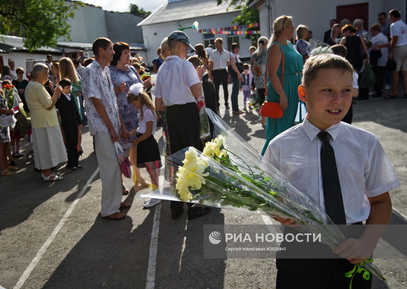 Начало учебного года в школах России