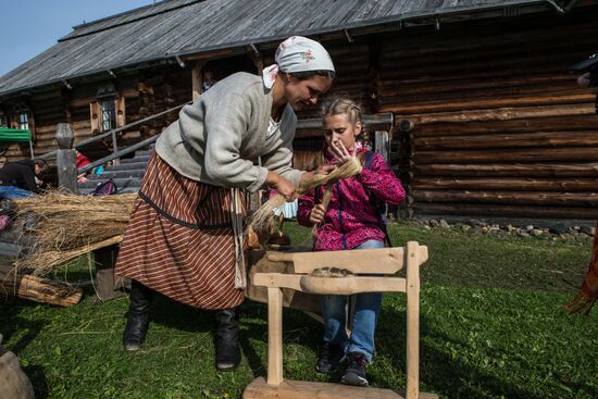 День знаний на острове Кижи