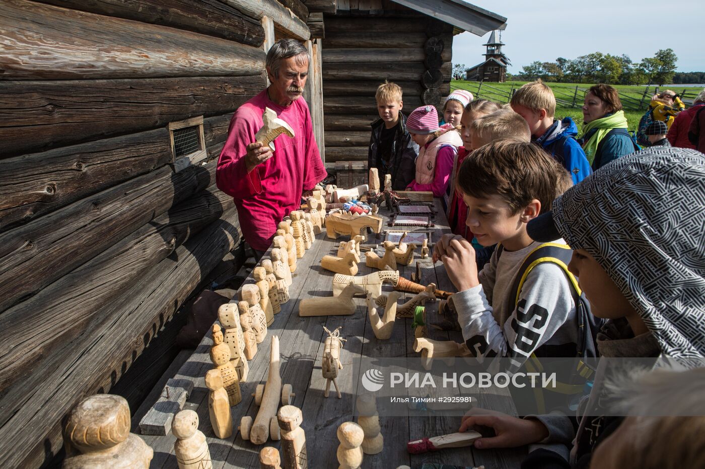 День знаний на острове Кижи