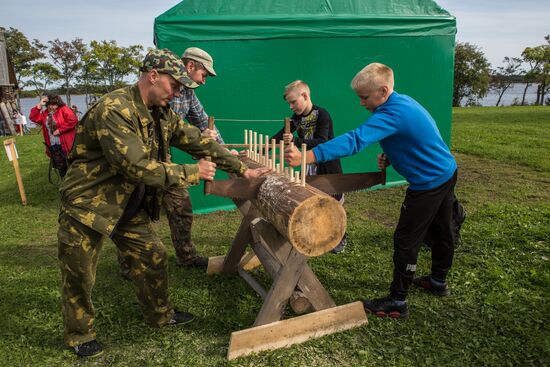 День знаний на острове Кижи