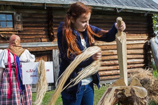 День знаний на острове Кижи