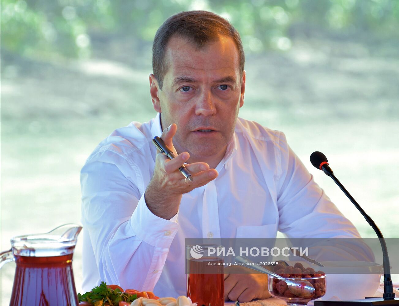 Рабочая поездка премьер-министра РФ Д. Медведева в Астраханскую область