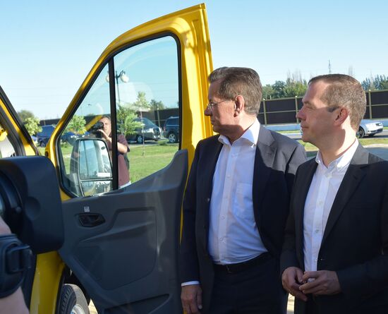 Рабочая поездка премьер-министра РФ Д. Медведева в Астраханскую область