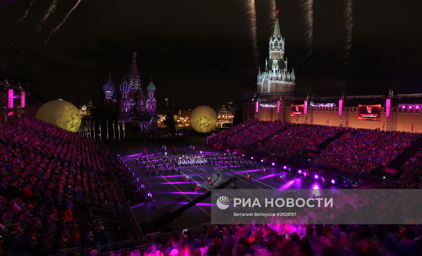 Закрытие международного фестиваля "Спасская Башня - 2016"