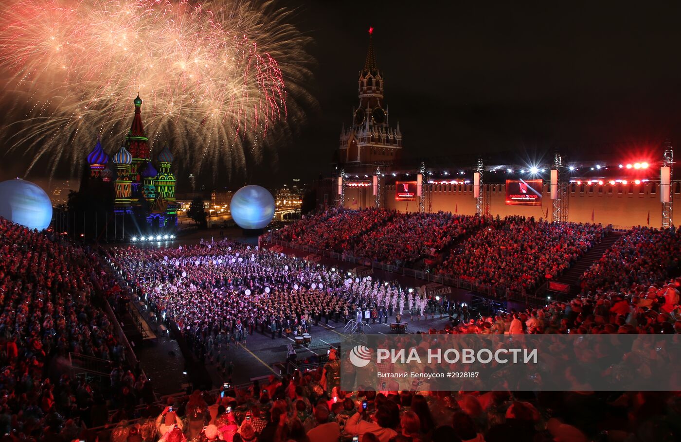 Закрытие международного фестиваля "Спасская Башня - 2016"