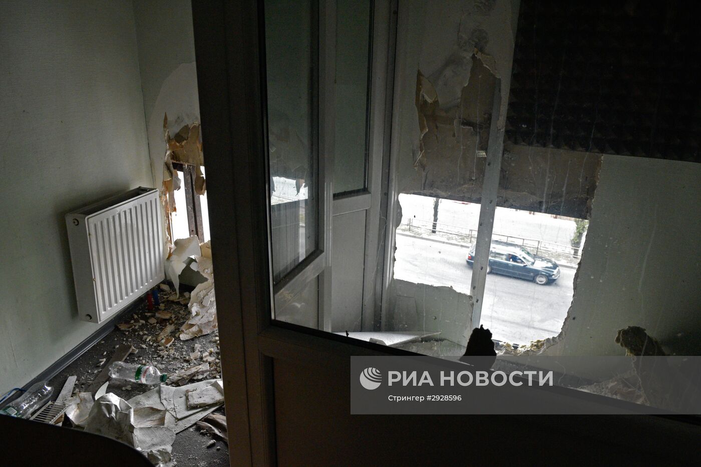Ситуация возле здания телеканала "Интер" в Киеве