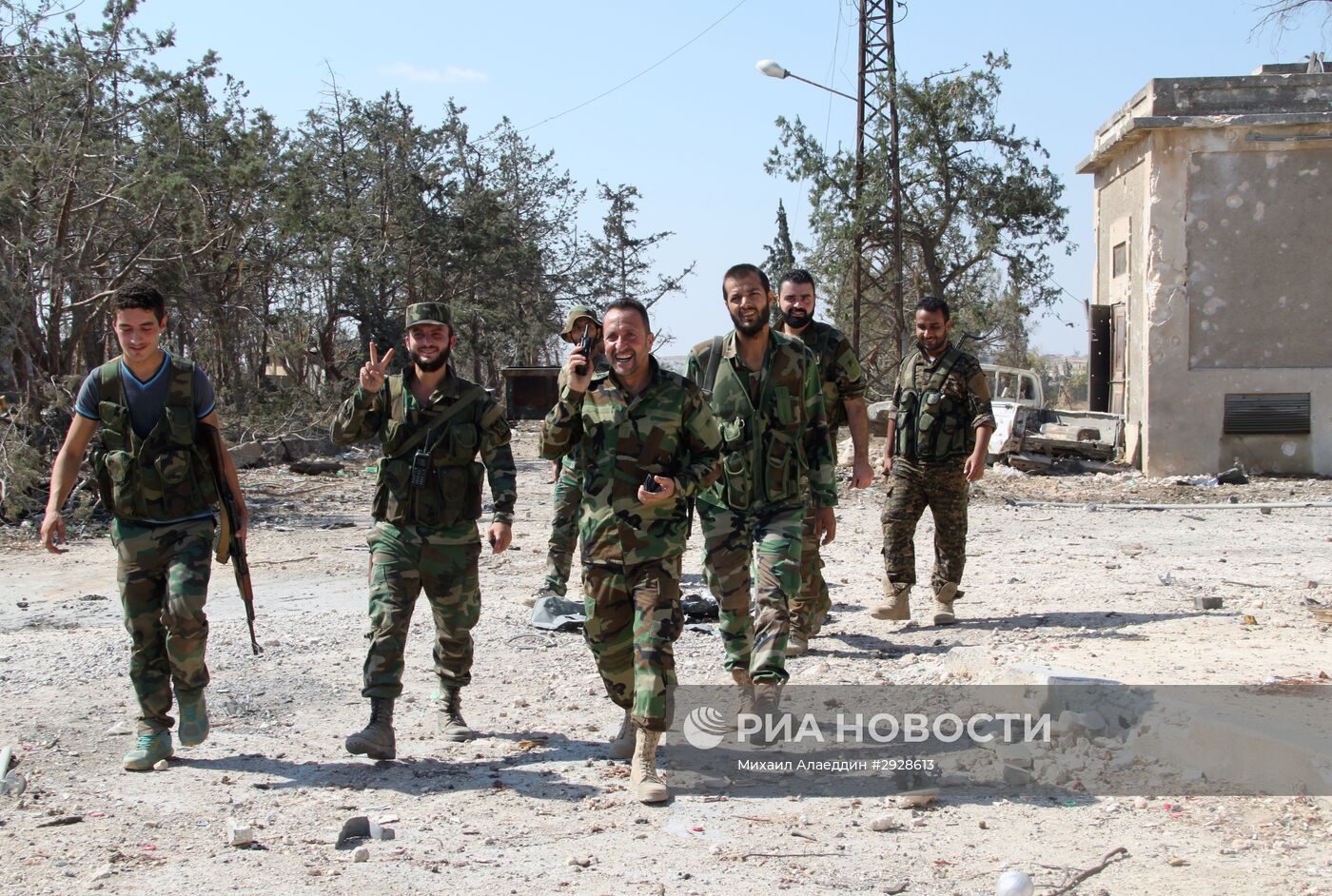 Сирийская армия освободила от боевиков территорию военных училищ в Алеппо