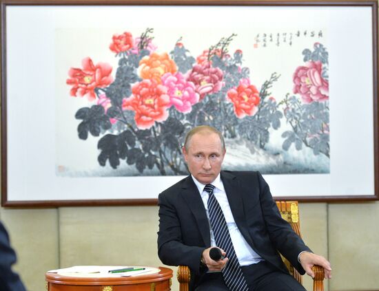 Визит президента РФ В. Путина в Китай. День третий