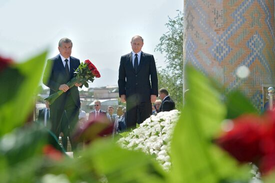 Визит президента РФ В. Путина в Узбекистан