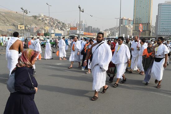 Паломники в Мекке
