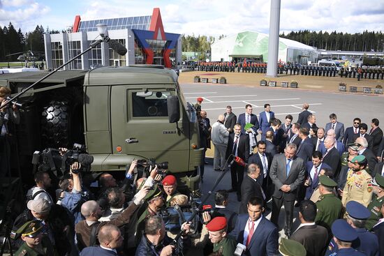 Открытие Международного военно-технического форума "АРМИЯ-2016"