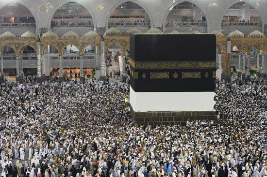 Паломники в Мекке