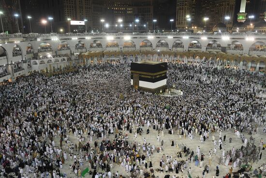 Паломники в Мекке