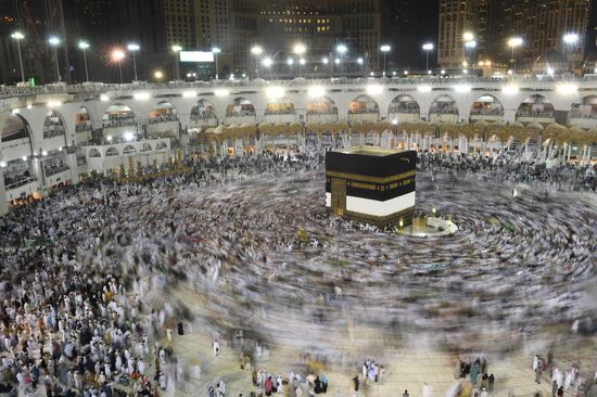 Паломники в Мекке