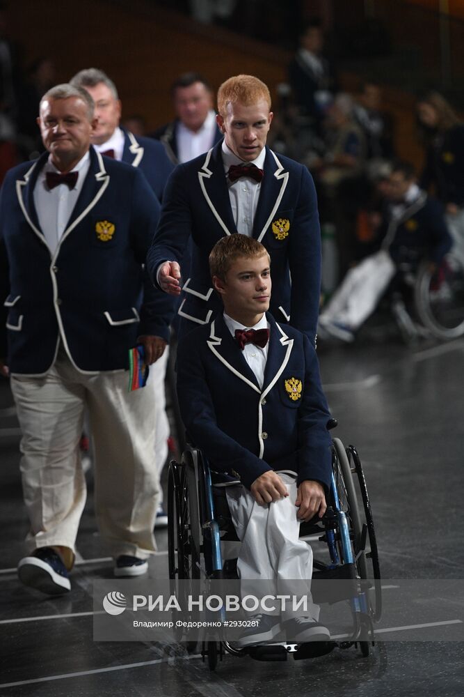 Церемония открытия Всероссийских паралимпийских соревнований