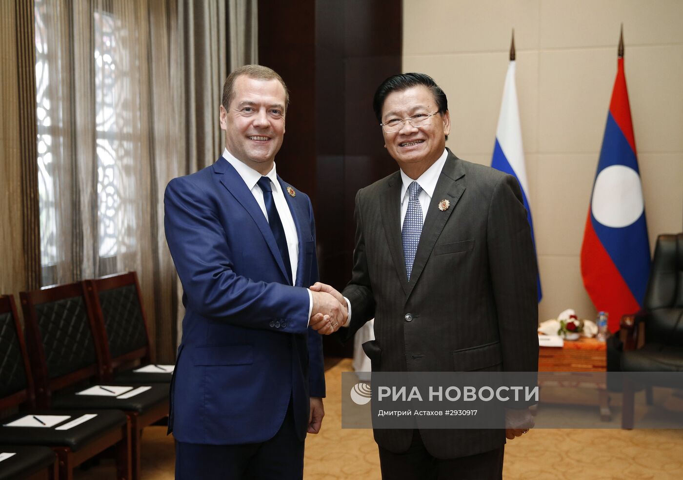 Рабочая поездка премьер-министра РФ Д. Медведева в Лаос