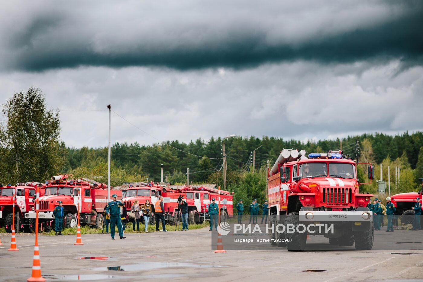 Соревнования по пожарному многоборью в Ивановской области