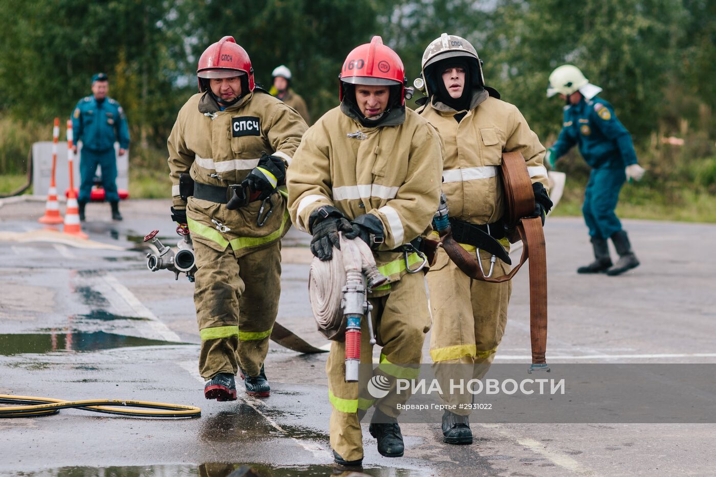 Соревнования по пожарному многоборью в Ивановской области