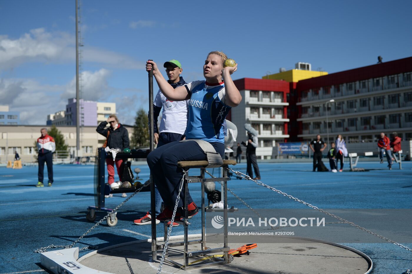 Всероссийские паралимпийские соревнования. Первый день.