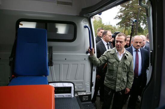 Рабочая поездка премьер-министра РФ Д. Медведева в Забайкальский край