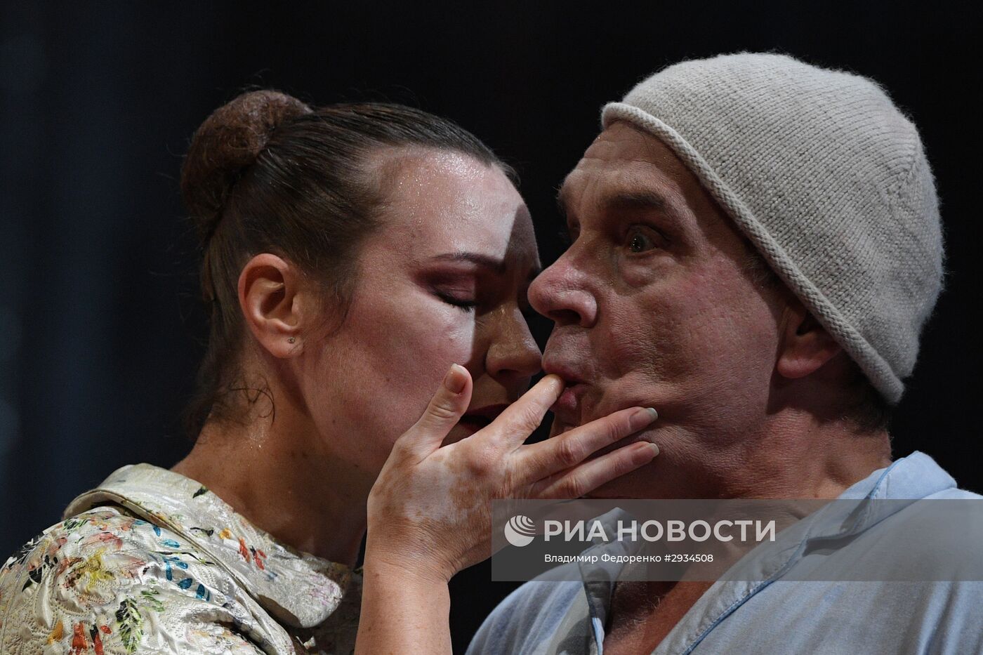 Репетиция спектакля " Мнимый больной" в театре им. Вахтангова