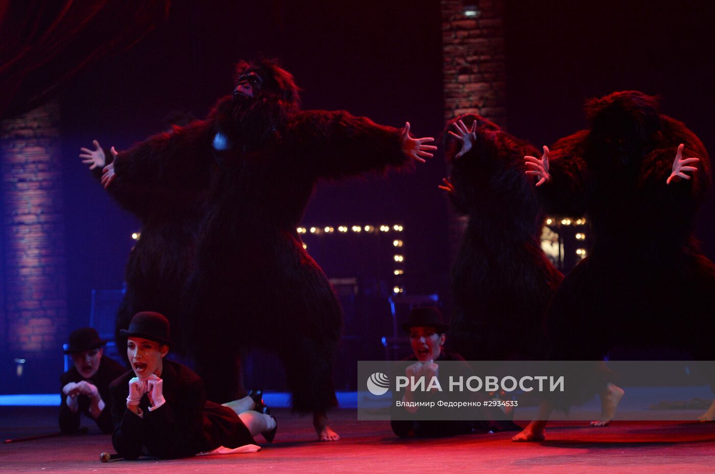 Репетиция спектакля " Мнимый больной" в театре им. Вахтангова