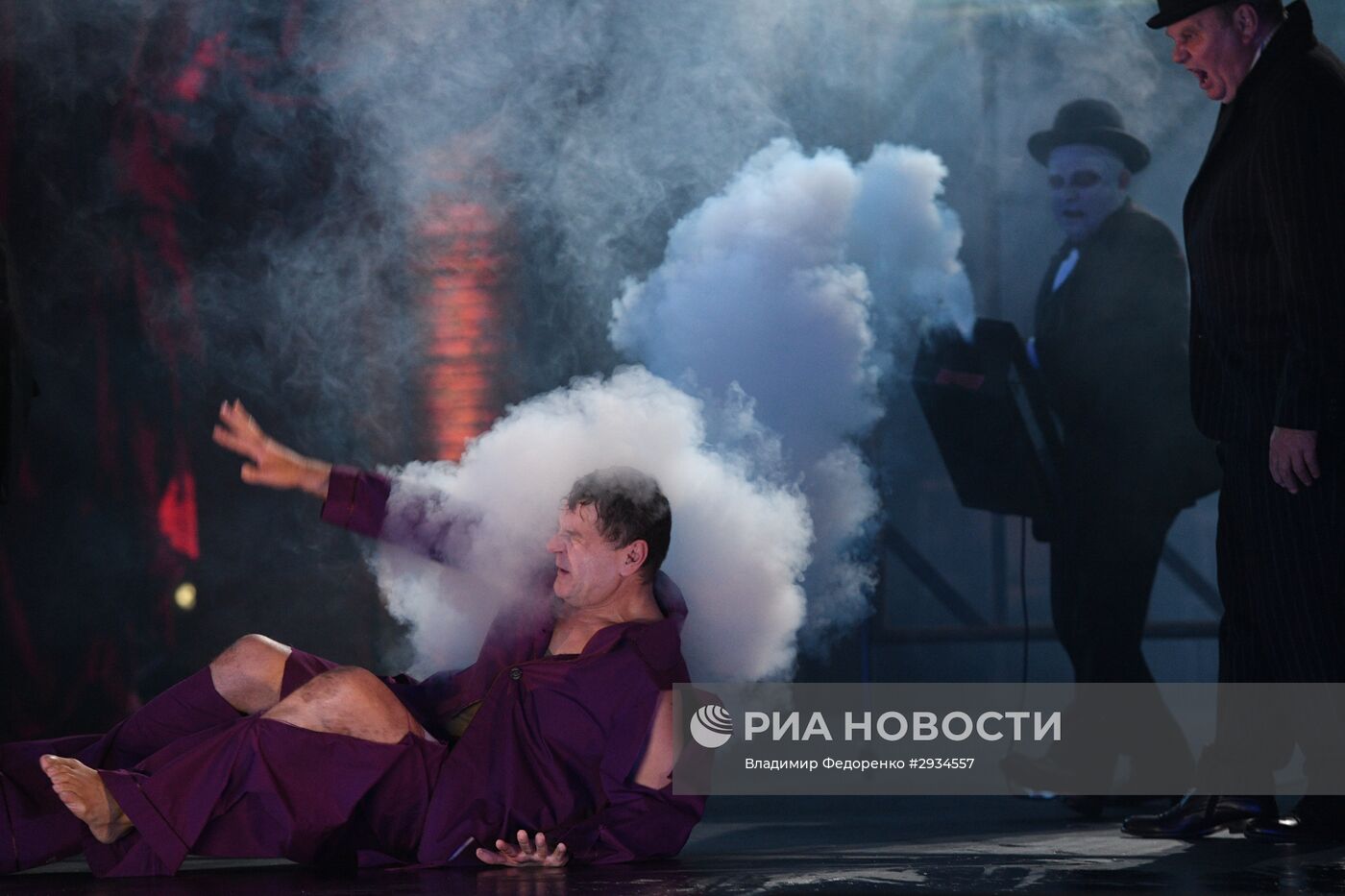 Репетиция спектакля " Мнимый больной" в театре им. Вахтангова