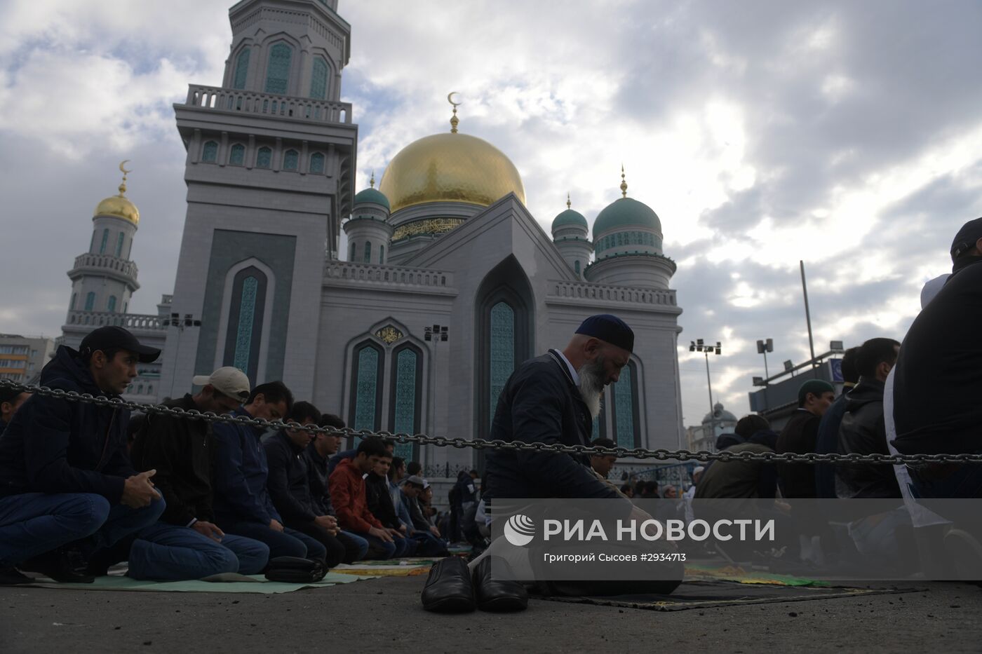 Празднование Курбан-Байрама в Москве