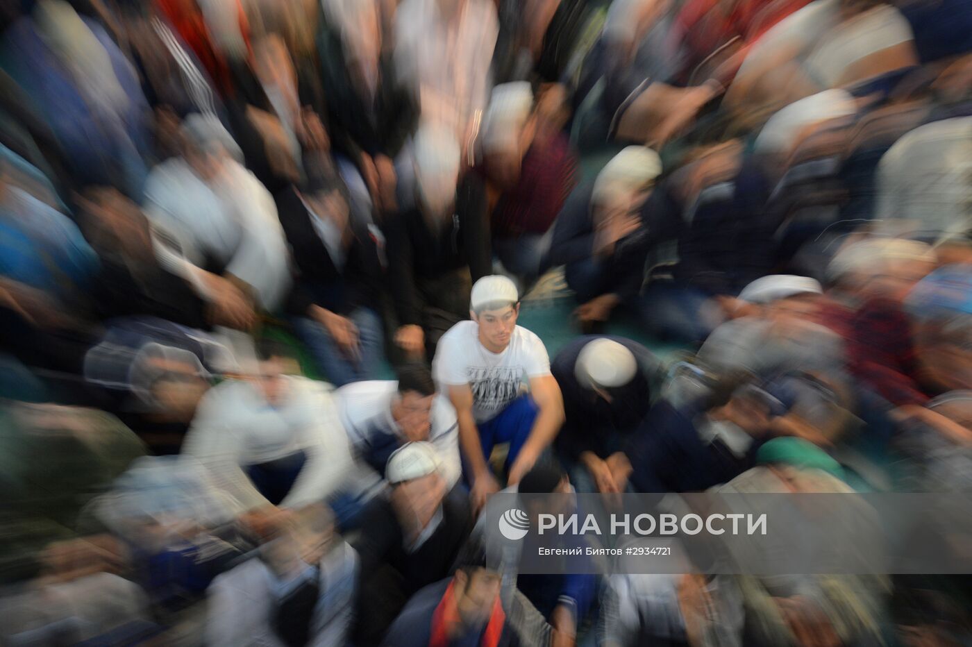 Празднование Курбан-Байрама в Москве