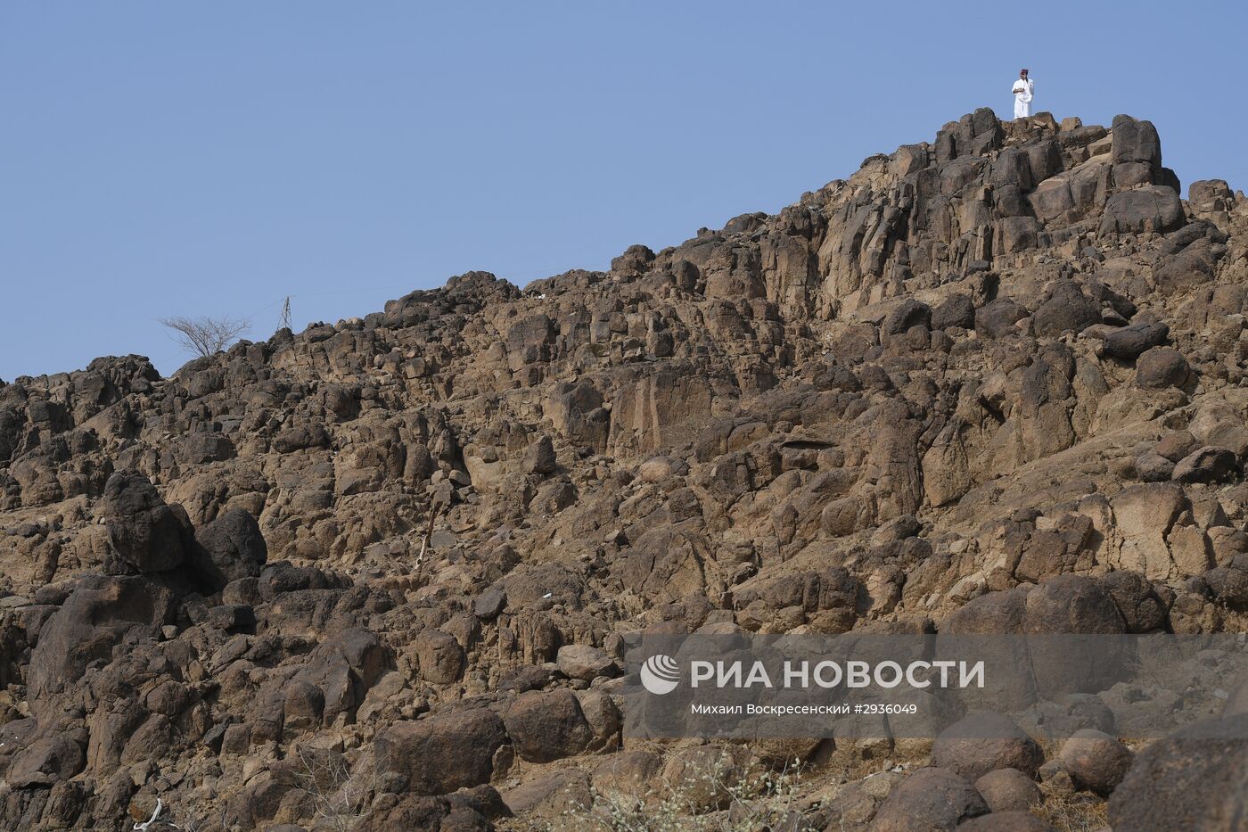 Паломники во время хаджа в Саудовской Аравии