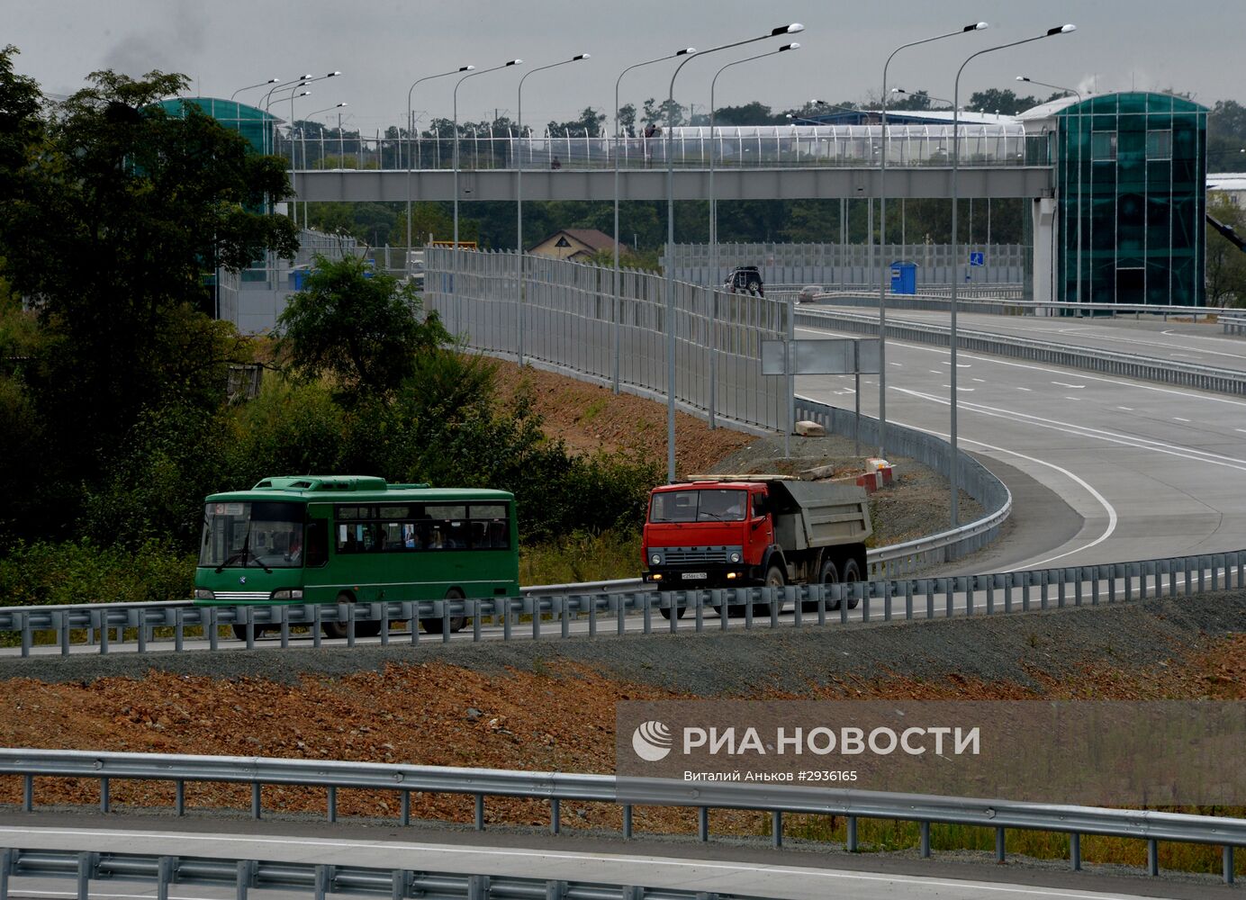 Открытие первого участка трассы Владивосток - Находка - порт Восточный