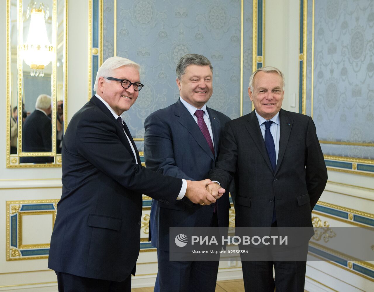 Встреча президента Украины с главами МИД Германии и Франции