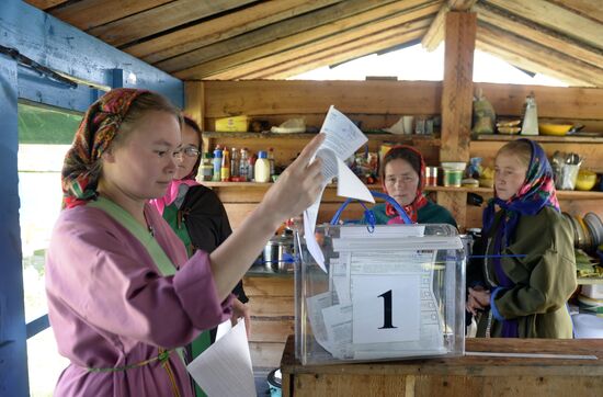 Досрочное голосование в труднодоступных районах севера Тюменской области