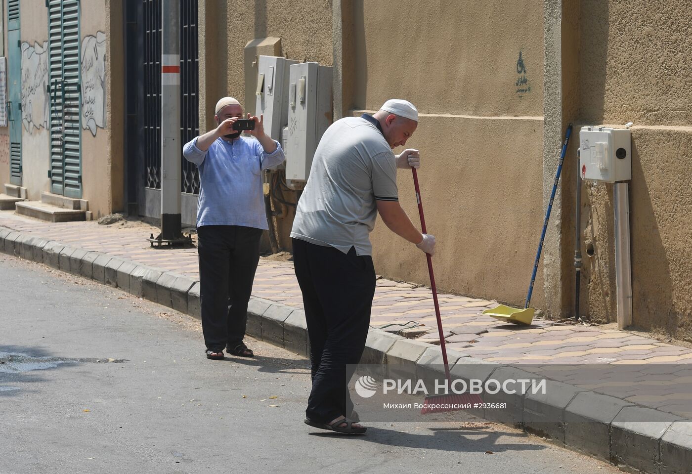 Паломники в Саудовской Аравии
