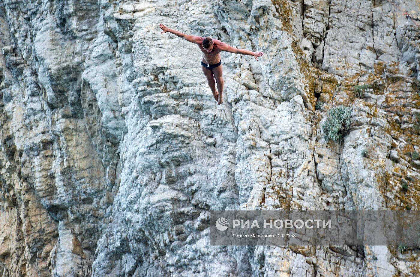 Открытие тренировочной базы по хай-дайвингу в Ялте