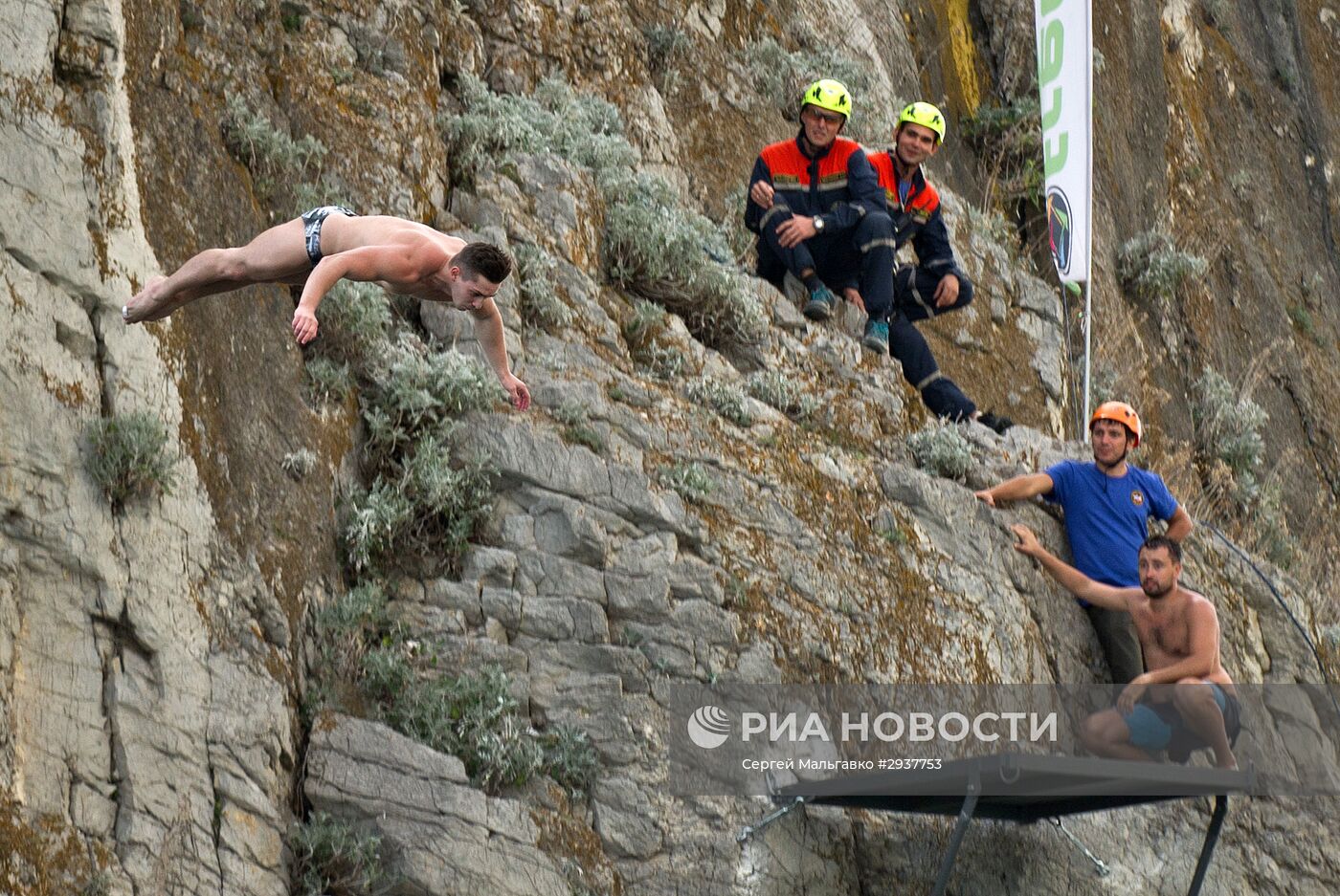 Открытие тренировочной базы по хай-дайвингу в Ялте