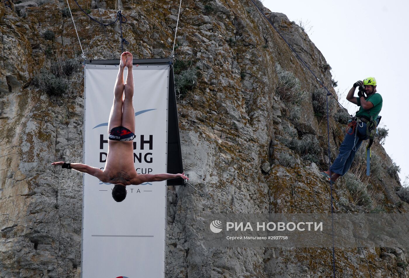 Открытие тренировочной базы по хай-дайвингу в Ялте